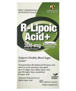 Genceutic Naturals, R-Lipoic Acid+, 60 Vegetarian Capsules