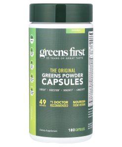 Greens First, Greens Powder Capsules, 180 Capsules