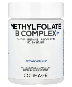 Codeage, Methylfolate B Complex+, 120 Vegetable Capsules