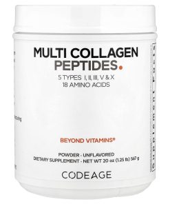 Codeage, Multi Collagen Peptides Powder, Unflavored, 20 oz (567 g)