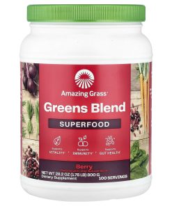Amazing Grass, Greens Blend Superfood, Berry, 1.76 lb (800 g)
