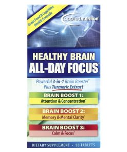 Applied Nutrition, Healthy Brain All-Day Focus®, 50 Tablets