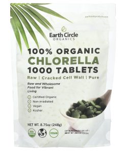 Earth Circle Organics, 100% Organic Chlorella, 1,000 Tablets, 8.75 oz (248 g)