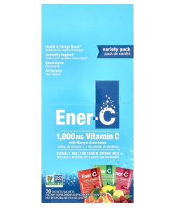 Ener-C, Bubbly Multi-Vitamin Drink Mix, Variety Pack, 1,000 mg, 30 Packets, 9.9 oz (282.9 g)