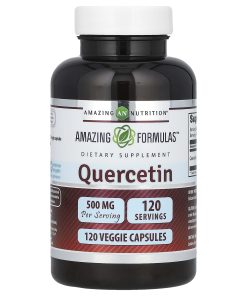 Amazing Nutrition, Quercetin, 500 mg, 120 Veggie Capsules