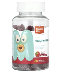 Chapter One, Magnesium Gummies, Raspberry, 60 Gummies (50 mg per Gummy)