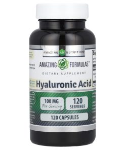 Amazing Nutrition, Hyaluronic Acid, 100 mg, 120 Capsules
