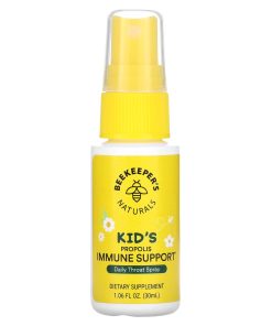 Beekeeper's Naturals, Kids, Propolis Immune Support, Daily Throat Spray, 1 fl oz (30 ml)