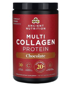 Ancient Nutrition, Multi Collagen Protein, Chocolate, 1.04 lb (472 g)