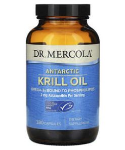 Dr. Mercola, Antarctic Krill Oil, 180 Capsules