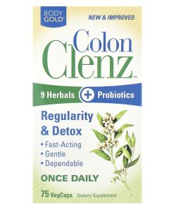 BodyGold, Colon Clenz™, 75 VegCaps