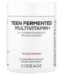 Codeage, Teen Fermented Multivitamin+, 60 Vegetable Capsules