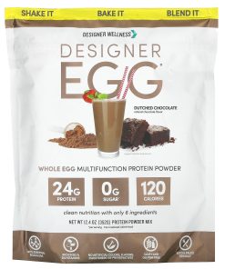 Designer Wellness, Designer Egg®, Whole Egg Multifunction Protein Powder, Dutch Chocolate, 12.4 oz (352 g)