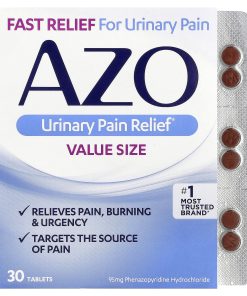 AZO, Urinary Pain Relief®, 95 mg , 30 Tablets