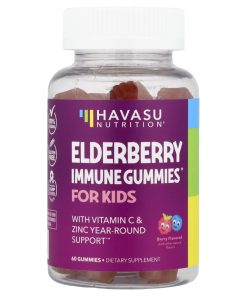 Havasu Nutrition, Elderberry Immune Gummies For Kids, Berry, 60 Gummies