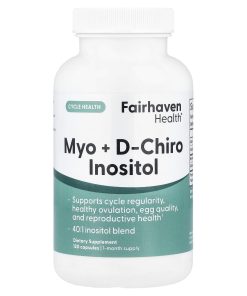 Fairhaven Health, Myo + D-Chiro Inositol, 120 Capsules