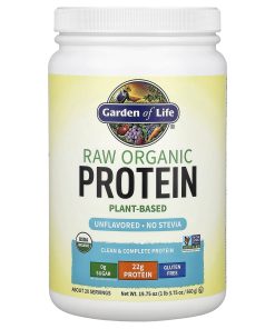 Garden of Life, RAW Organic Protein, Unflavored, 1 lb 3.75 oz (560 g)