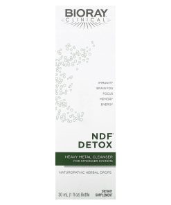 Bioray, NDF Detox, Heavy Metal Cleanser For Stronger Systems, 1 fl oz (30 ml)