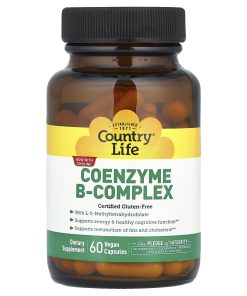 Country Life, Coenzyme B-Complex , 60 Vegan Capsules
