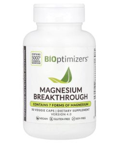 BIOptimizers, Magnesium Breakthrough, 50 Veggie Caps