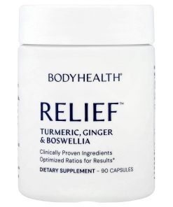 BodyHealth, Relief™, Turmeric, Ginger & Boswellia, 90 Capsules