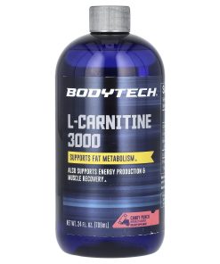 BodyTech, L-Carnitine 3000, Candy Punch, 24 fl oz (709 ml)