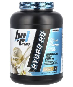 BPI Sports, Hydro HD™, Hydrolyzed Whey Protein, Vanilla Ice Cream, 4.8 lbs (2,176 g)