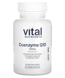 Vital Nutrients, Coenzyme Q10, 200 mg, 60 Vegan Capsules