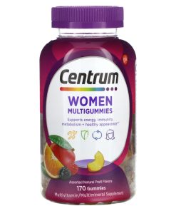 Centrum, Women Multigummies, Assorted Natural Fruit , 170 Gummies
