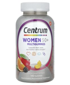 Centrum, Women 50+ Multigummies, Assorted Natural Fruit, 140 Gummies