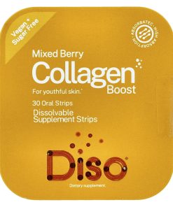 Diso, Collagen Boost, Mixed Berry, 30 Oral Strips