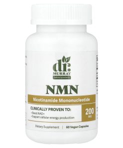 Dr. Murray&#039;s, NMN, 200 mg, 60 Vegan Capsules
