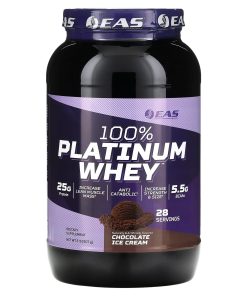 EAS, 100% Platinum Whey, Chocolate Ice Cream , 2 lb (907 g)