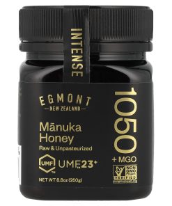 Egmont Honey, Manuka Honey, Raw & Unpasteurized, UMF™ 23+, 1,050 MGO+, 8.8 oz (250 g)