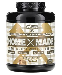 Axe & Sledge Supplements, Home Made, Meal Replacement, Peanut Butter Cookie, 103.17 oz (2,925 g)