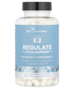 Eu Natural, Regulate, Cycle Support, 120 Vegetarian Capsules