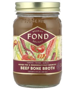 FOND Bone Broth, Beef Bone Broth, Tomato & Thyme, 14 fl oz (400 ml)