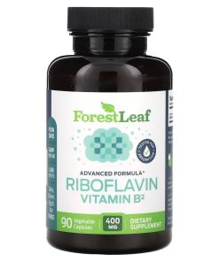 Forest Leaf, Riboflavin Vitamin B2, 400 mg, 90 Vegetable Capsules