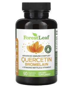 Forest Leaf, Quercetin Bromelain + Stinging Nettle & Vitamin C, 90 Vegetable Capsules