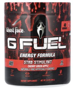 G FUEL, Ghost Face®, Stab Stimulant, Energy Formula, Cherry Green Apple, 9.9 oz (280 g)