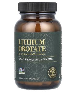 Global Healing, Lithium Orotate, 60 Capsules (10 mg per Capsule)
