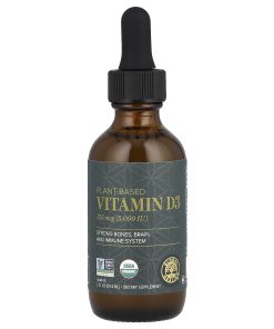 Global Healing, Plant-Based Vitamin D3, 125 mcg (5,000 IU), 2 fl oz (59.2 ml)