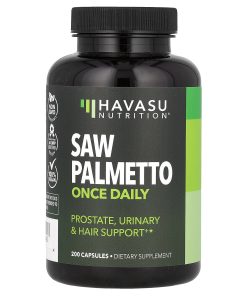 Havasu Nutrition, Saw Palmetto, Once Daily, 200 Capsules (500 mg per Capsule)
