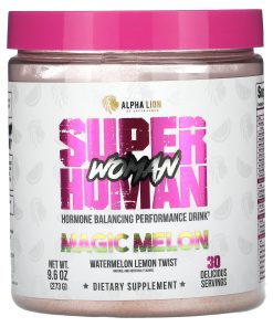 ALPHA LION, SuperHuman Woman, Hormone Balancing Performance Drink, Magic Melon, Watermelon Lemon Twist, 9.6 oz (273 g)