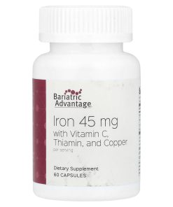 Bariatric Advantage, Iron with Vitamin C, Thiamin, and Copper, 60 Capsules