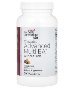 Bariatric Advantage, Chewable Advanced Multi EA without Iron, Mixed Fruit, 60 Tablets