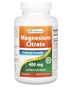 Best Naturals, Magnesium Citrate, 250 Tablets (200 mg per Tablet)