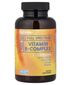 BioEmblem, Vitamin B-Complex, 90 Veggie Caps