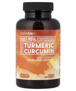BioEmblem, Turmeric Curcumin, 90 Veggie Caps