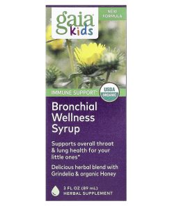 Gaia Herbs, Kids, Bronchial Wellness Syrup , 3 fl oz (89 ml)